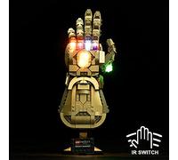 Kyglaring Led Lighting Set for Infinity Gauntlet -Light kit Compatible with Lego 76191 Building Blocks Model- Not Include Model (standard version)