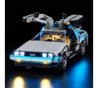 Kyglaring LED Lighting Set for Lego Creator Expert Back to the Future Time Machine 10300 Model Kit - Without Lego Set (Classic Version)
