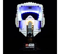 Kyglaring LED Lighting Set for Lego Star Wars Scout Trooper Helmet 75305 Building Blocks Set - Model Not Included (Classic Version)