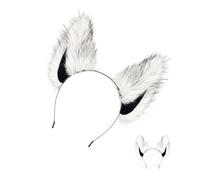 KYGVHOHI Animal Headband, Plush Wolf Ear Headband, Fun Role-Playing Accessory For Holiday Parties, Adjustable Size, A Surprise Dressing Gift For Family And Friends
