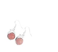 KYINYUECH 1pair Dolphin Earrings Natural Round Stone Dangle Ball Bead Drop Earring