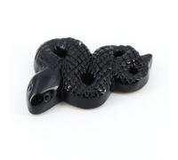 KYINYUECH 1pc 2in Natural Stone Amethyst Quartz Snake Shape Home Decor