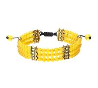 KYINYUECH 1pc 3 Rows Natural Stone Beads Bracelet Turquoise Natural Malachite Bracelet For Women Men