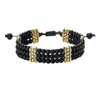 KYINYUECH 1pc 3 Rows Natural Stone Beads Bracelet Turquoise Natural Malachite Bracelet For Women Men