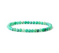 KYINYUECH 1pc 4mm Blue Natural Stone Bead Bracelets For Women Quartz Lapis Lazuli Aquamarine Aventurine Bracelet