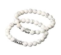 KYINYUECH 1pc 8mm Natural Stone Bracelet Set Buddha Head Elastic Strand Bracelets For Men Women