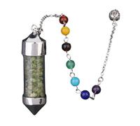 KYINYUECH 1pc Bottle Pendulum Natural Chip Stone Pendant Necklace For Women Men