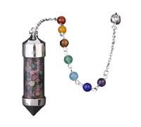 KYINYUECH 1pc Bottle Pendulum Natural Chip Stone Pendant Necklace For Women Men