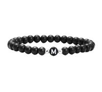 KYINYUECH 1pc Couple 26 Letters Name First Initial Bracelets Handmade A-Z Name Beads Bracelets For Women Men Gifts