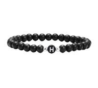 KYINYUECH 1pc Couple 26 Letters Name First Initial Bracelets Handmade A-Z Name Beads Bracelets For Women Men Gifts