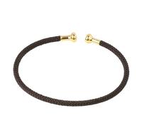 KYINYUECH 1pc Gold Color Wire Wrap Open Cuff Bracelets Red Black Green Steel Handmade Bangle Bracelet