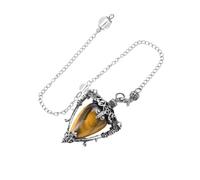KYINYUECH 1pc Lamp Pendants Pendulum Natural Stone Silver Plated For Women