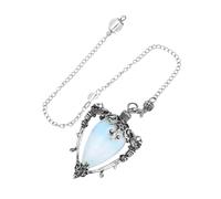 KYINYUECH 1pc Lamp Pendants Pendulum Natural Stone Silver Plated For Women