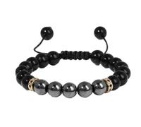 KYINYUECH 1pc Lapis Lazuli Stone Braid Bracelet 8MM Malachite Amethysts Stone Bead Bangle Gift For Women Men Couple