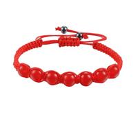 KYINYUECH 1pc Natural Red Stone Bracelet Helmet Cross Elephant Beads Adjustable Bracelets For Women Men Gift
