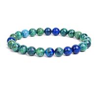 KYINYUECH 1pc Natural Stone Beads Bracelet For Women Men Amethysts Quartzs Aquamarines Agates Elastic Bangle Bracelets