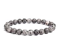 KYINYUECH 1pc Natural Stone Beads Bracelet For Women Men Amethysts Quartzs Aquamarines Agates Elastic Bangle Bracelets