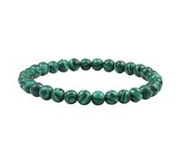 KYINYUECH 1pc Natural Stone Elastic Bracelet 6mm Men Black Lava Blue Beads Strand Bracelets For Women