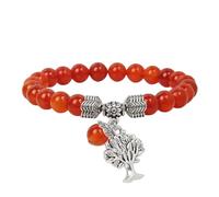 KYINYUECH 1pc Natural Stone Lapis Lazuli Beaded Bracelet Tree Of Life Tiger Eye Amethysts Bangles For Women Men