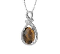 KYINYUECH 1pc Natural Stone Necklace Egg Pendant Rose Quartz Tiger Eye Green Aventurine Obsidian Pendant Necklace