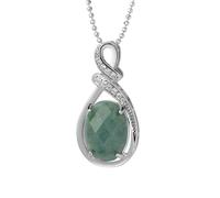 KYINYUECH 1pc Natural Stone Necklace Egg Pendant Rose Quartz Tiger Eye Green Aventurine Obsidian Pendant Necklace