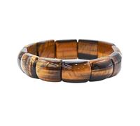 KYINYUECH 1pc Natural Stone Obsidian Agate Red Jasper Tiger Eyes Beads Bangles Men Woman Bracelets Gift For Gift