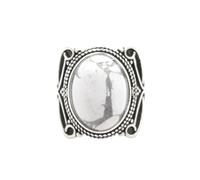 KYINYUECH 1pc Natural Stone Ring Tiger Eye Obsidian Amethysts Pink Egg Bead Silver Color Finger Rings For Man Women