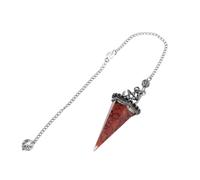 KYINYUECH 1pc Pendulum Moon Star Natural Stone Aquamarine Chip Resin Pendulums