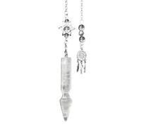 KYINYUECH 1pc Pendulum Natural Stone Quartz Pendulums Pendant Pendulo
