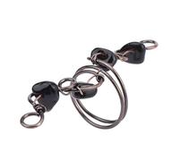KYINYUECH 1pc Ring Natural Stone Wire Wrapped Chip Beads Pink Quartz Finger Rings For Men Women