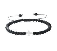 KYINYUECH 1pc Seashell Cross Bracelets For Women Men Natural Stone Amethysts Quartzs Agates Beads Bracelets