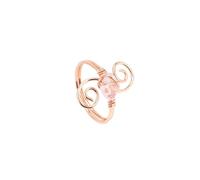 KYINYUECH 1pc Women Ring Natural Stone Irregular Chip Bead Silver Color Wire Wrapped Rings