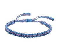 KYINYUECH Ethnic Woven Multicolor Bracelets & Bangles For Women Men Handmade Rope Buddha Bracelet Gift