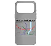 Kyiv City Rapid Transit European Rail Map Eastern Europe Art Case for iPhone 17 Pro Max