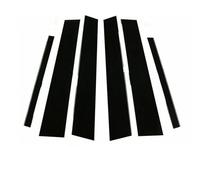KYJHUIW Car Door Pillar Posts Trim for Bmw X3 F25 Carbon Fibre 2011-2017 Car Door Window Pillar Posts Trim Covers Sticker Black Exterior Parts,8pcs(black)