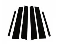 KYJHUIW Car Door Pillar Posts Trim for Hyundai Ix25 Creta 2020 2021 2022 6pcs Polished Pillar Posts Fit Window Trim Cover Bc Column Sticker(carbon fibre)