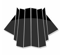 KYJHUIW Car Door Pillar Posts Trim for Infiniti Fx35 Fx45 2003-2008 Pillar Posts Door Window Trim Stickers Exterior Styling Parts Accessories(black)