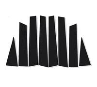 KYJHUIW Car Door Pillar Posts Trim for Nissan X-trail/rogue T32 Fibre 2014-2020 Black Pillar Posts Car Door Window Pillar Posts Trim Covers Sticker Glossy,8pcs(black)