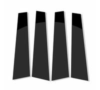 KYJHUIW Car Door Pillar Posts Trim for Porche Panamera 2009-2016 Car Door Window Pillar Posts Trim Covers Stickers, 4pcs(black)
