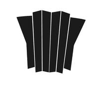 KYJHUIW Car Door Pillar Posts Trim for Subaru Forester Sk Mk5 2019-2023 Window Door Column Deal B C Pillar Post Cover Trim Sticker(Carbon Fiber)