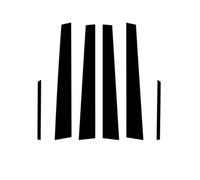 KYJHUIW Car Door Pillar Posts Trim for Toyota Camry XV30 2002-2006 Door Window Pillar Posts Trim Molding Cover Stickers Accessories,6pcs