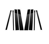 KYJHUIW Car Door Pillar Posts Trim for Toyota Land Cruiser Prado Fj150 2010-2021 Car Door Window Middle Column Trim Protection Pc Strip Decoration Sticker(carbon fibre)