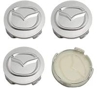 kykj 4 pcs 52mm Car Hub Centre Caps for Mazda 2 3 5 6 Mx5 MX30 CX3 CX-30 CX5 CX-50 CX7 CX8 CX9 BT50, Hub Cap Wheel Hub Caps Protector Cover Replacement Wheel Cover Hub Caps Accessories