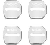 kykj 4 Pcs Car Door Lock Cover Protector for Volvo V90 Cross Country 2016-2020, Shock Absorption Automotive Door Lock Protectors Car Accessories,A