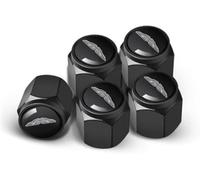 kykj 4 pcs Metal Car Tyre Valve Caps for Aston Martin DB11 DBX DBS DB9 V8-Vantage, Tyre Valve Caps Leak-Proof Car Tire Air Caps Dust Cover Car Tire Accessory,B