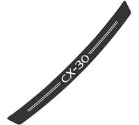 kykj Car Rear Boot Carbon Bumper Protector for Mazda CX-30 CX30, Rear Trunk Sill Plate Cover Protective Sticker Car Rear Bumper Protector Strip