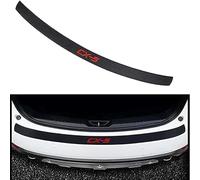 kykj Car Rear Boot Carbon Bumper Protector for Mazda CX-5 2012-2023 2024 2025, Rear Trunk Sill Plate Cover Protective Sticker Car Rear Bumper Protector Strip,A