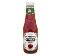 KYKNOS Ketchup in Glass Bottle 330 g, pack of 2 bottles
