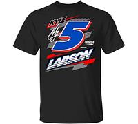 Kyle Larson Hendrick Motorsports Team Men's T-Shirt Graphic Printed Black Tee M