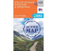 Kyle of Lochalsh, Plockton & Applecross Map | Weatherproof | Wester Ross | Ordnance Survey | OS Explorer Active Map 428 | Scotland | Walks | Hiking | Maps | Adventure